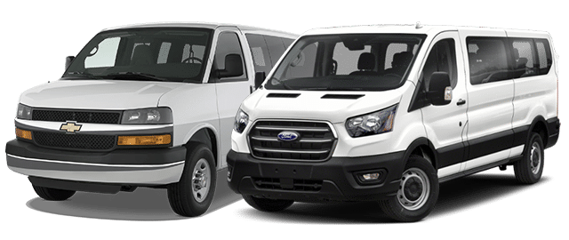 12-Passenger Extended Length Vans For Rental