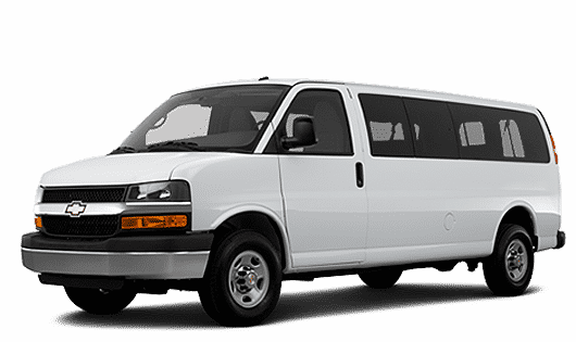 8 passenger van for rent